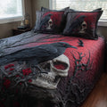 Crimson Raven 3-Piece Quilted Bedding Set NCU0PVL940