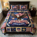 Liberty Flame 3-Piece Quilted Bedding Set NCU0DV2177