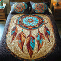 Midnight Dreamcatcher 3-Piece Quilted Bedding Set NCU0NNL042