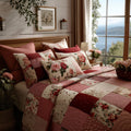 Soft Bloom Valentine 3-Piece Quilted Bedding Set NCU0LDH198
