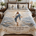 The Steadfast Savior 3-Piece Quilted Bedding Set NCU0DV2466