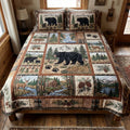 Wild Haven 3-Piece Quilted Bedding Set NCU0DV2133